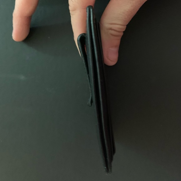 Men’s Coach Card holder with money clip back - Picture 4 of 4